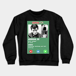 Norman dating website meme Crewneck Sweatshirt